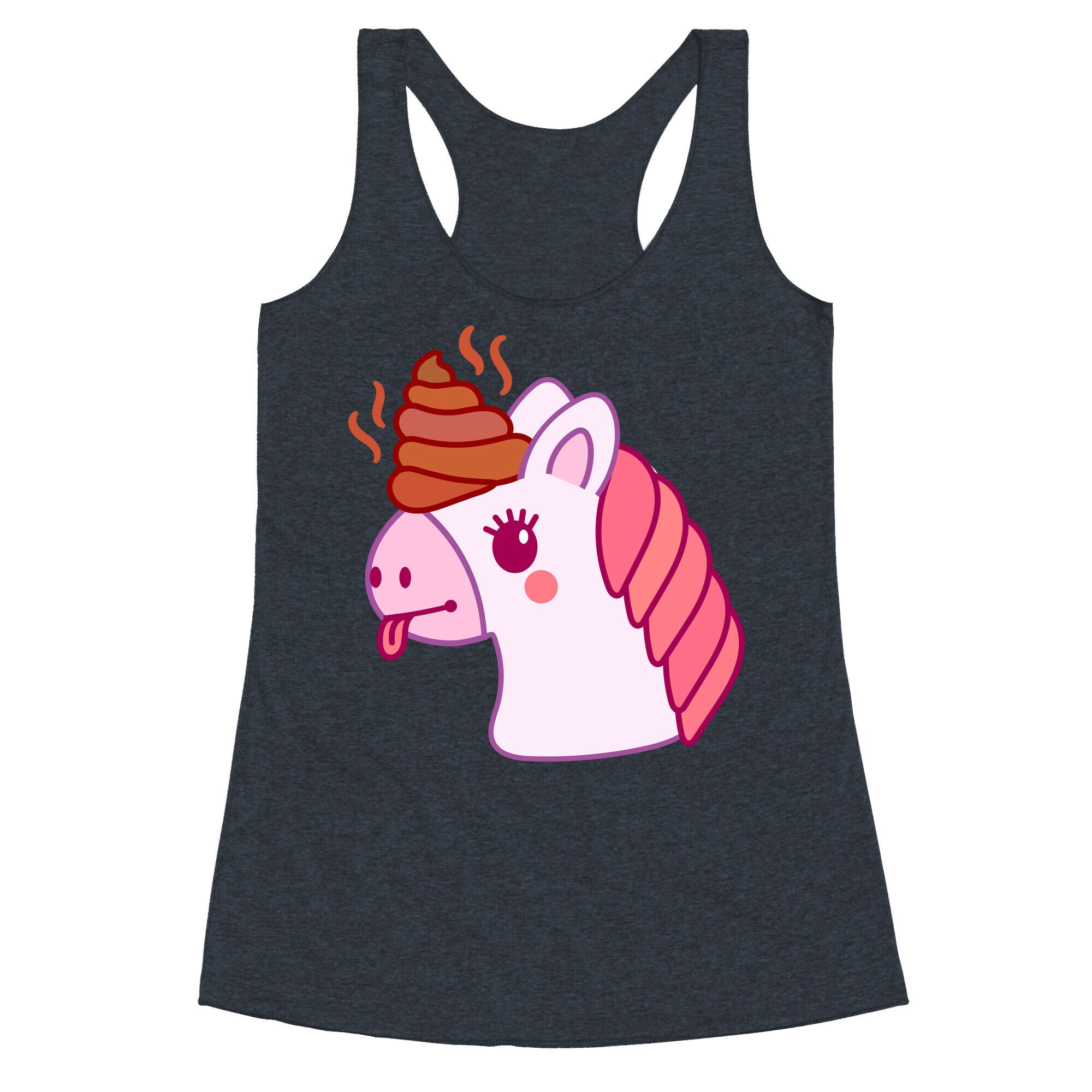 Poopicorn Racerback Tank